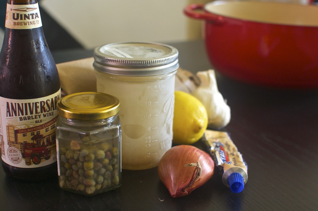 Ingredients for Barley Wine Chicken