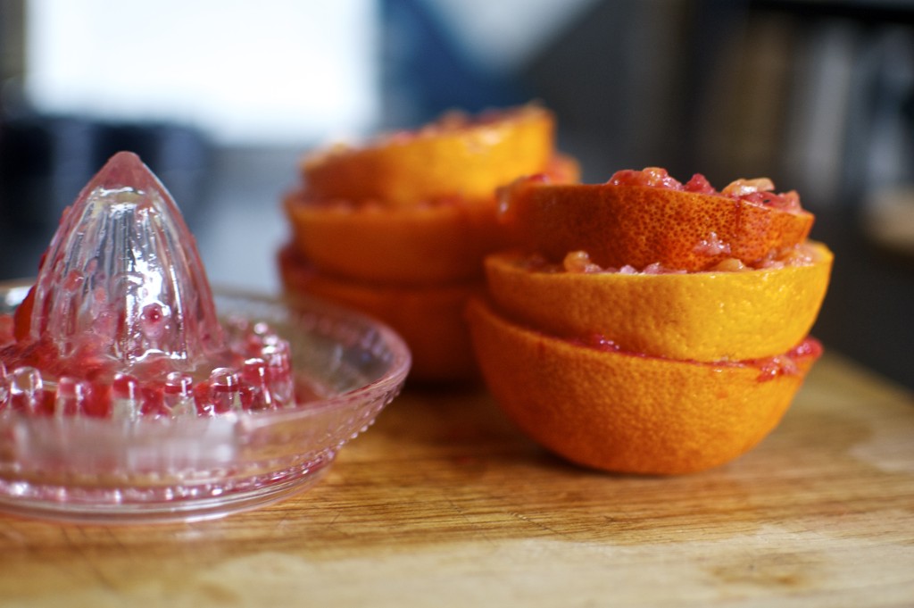 Squeezed Blood Oranges