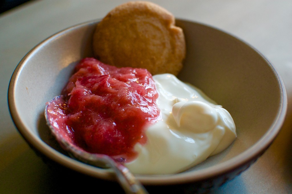 Nosherium Rhubarb Compote