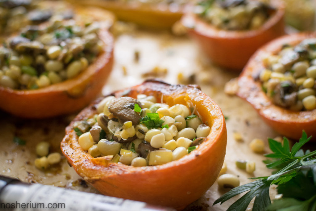 Nosherium #glutenfree #vegan stuffed #squash 