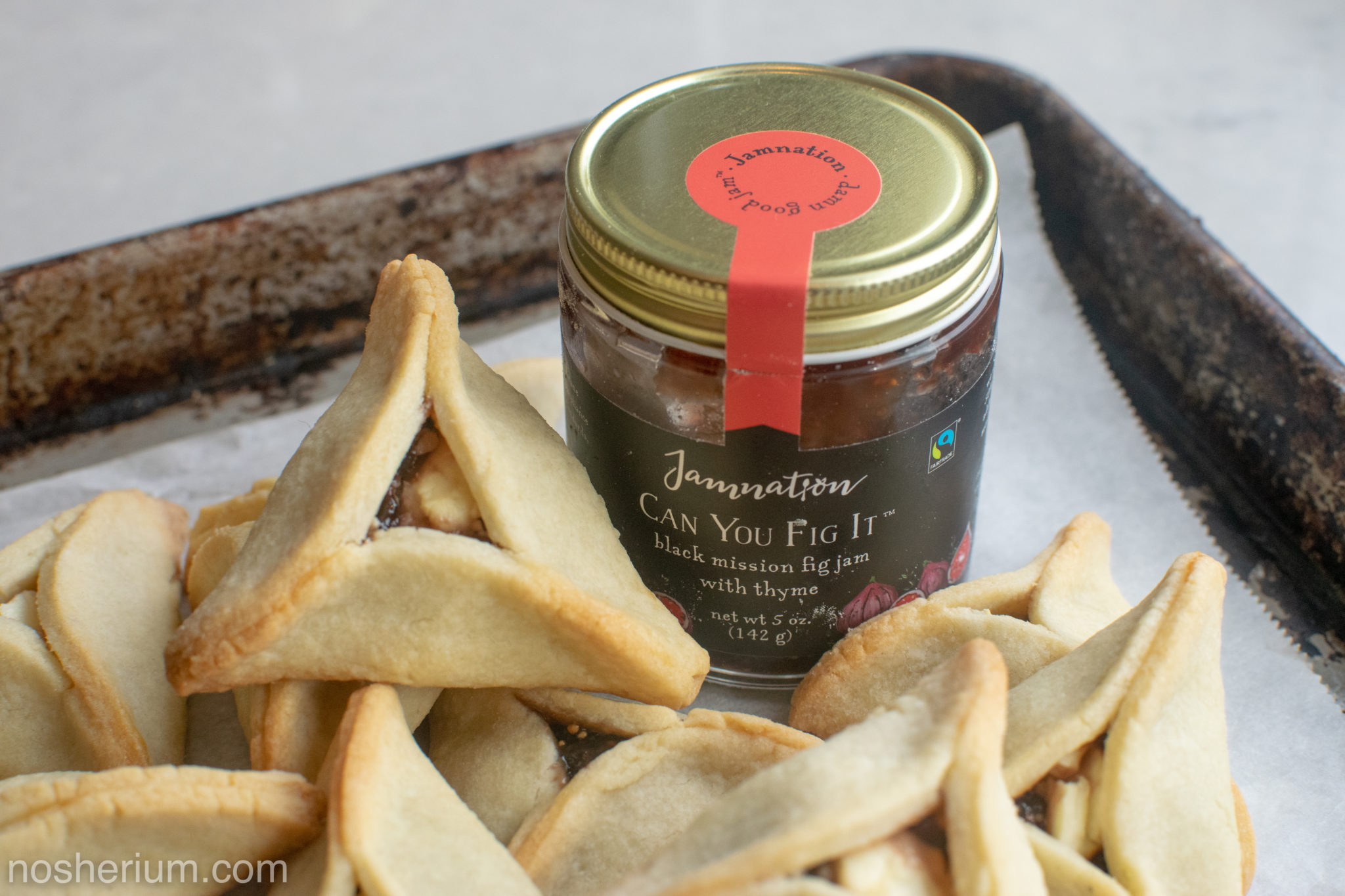 Easy Jam and Almond Hamantaschen Cookies Nosherium